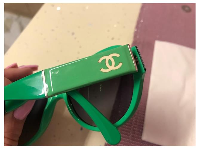 Chanel Occhiali da sole Verde - vista 9