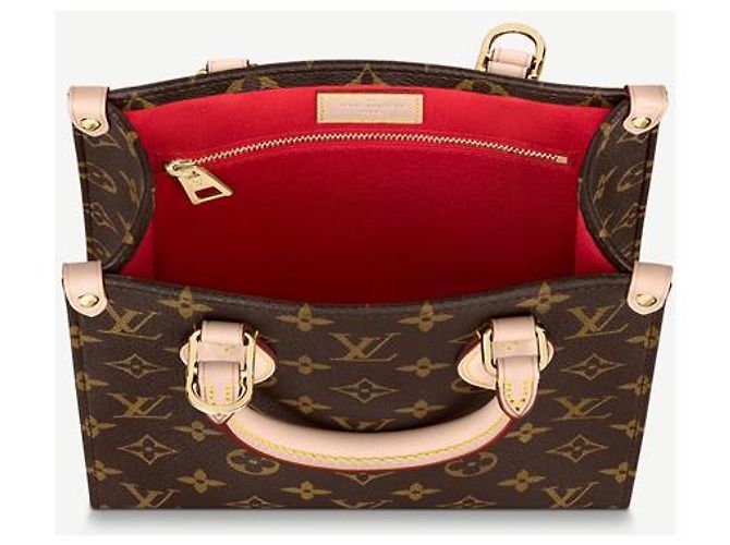 Louis Vuitton LV Sac Plat BB nuovo Marrone - vista 2