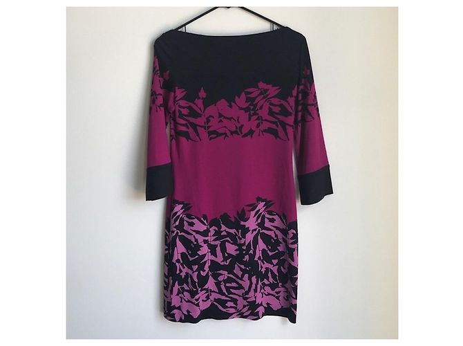 Diane Von Furstenberg DvF Zeema Seidenkleid Muster Verspiegelter Garten Mehrfarben - Ansicht 2