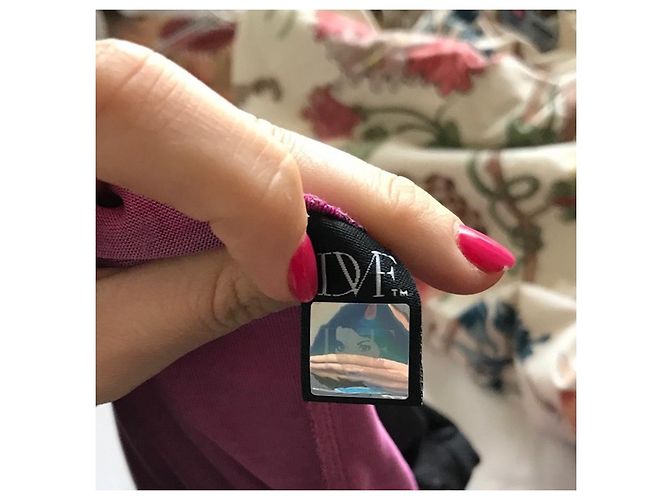 Diane Von Furstenberg DvF Zeema Seidenkleid Muster Verspiegelter Garten Mehrfarben - Ansicht 4