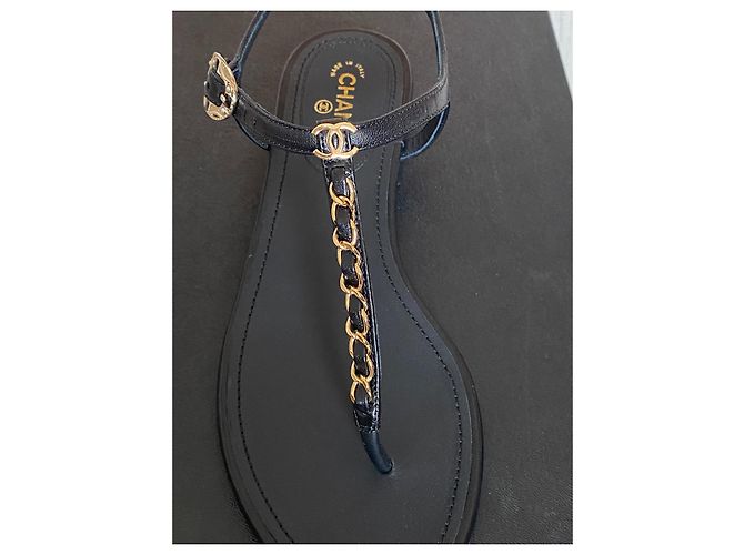 Chanel Sandalen Schwarz - Ansicht 6