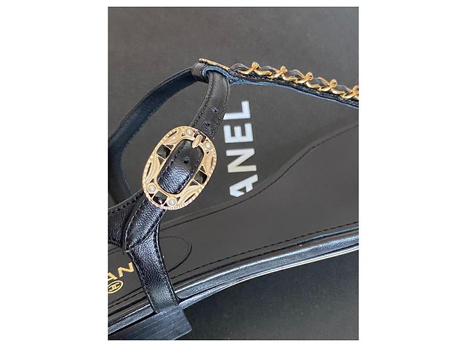 Chanel Sandalen Schwarz - Ansicht 7