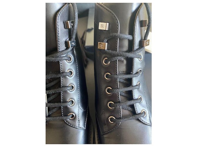 Chanel Lacets Noir - vue 2