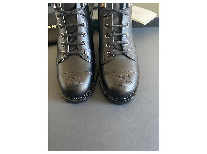 Chanel Lacets Noir - vue 3