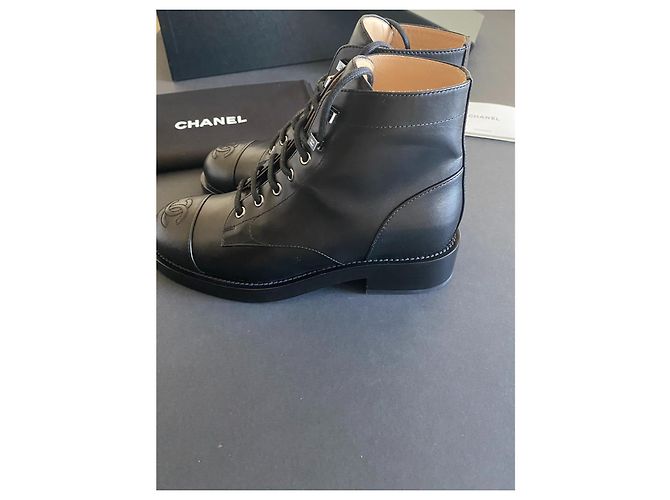 Chanel Lacets Noir - vue 5