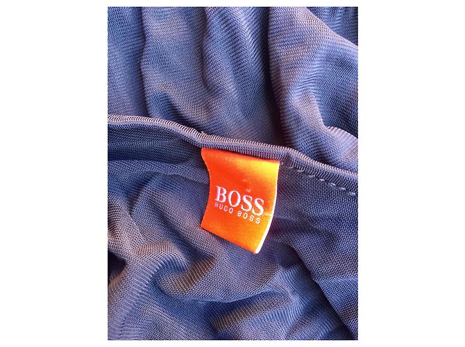 Hugo Boss Boss Orange Tunikakleid grau aus Viskose - Ansicht 3