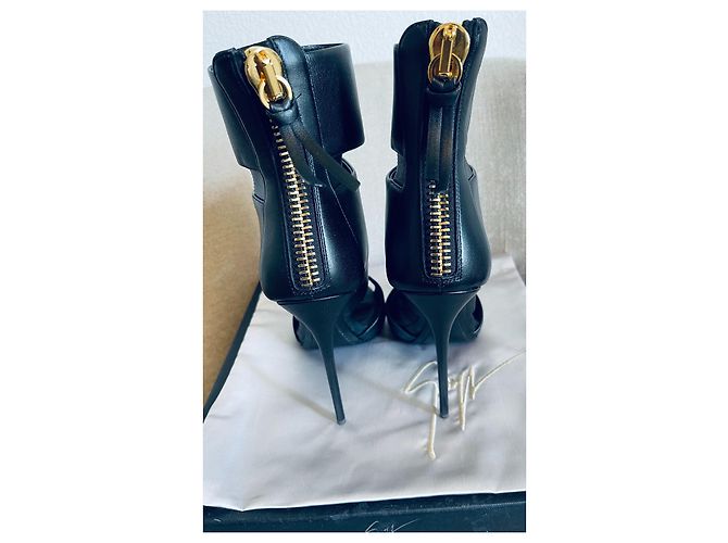 Décolleté Giuseppe Zanotti in pelle nera taglia 39.5 Nero - vista 5