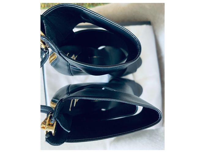 Décolleté Giuseppe Zanotti in pelle nera taglia 39.5 Nero - vista 9