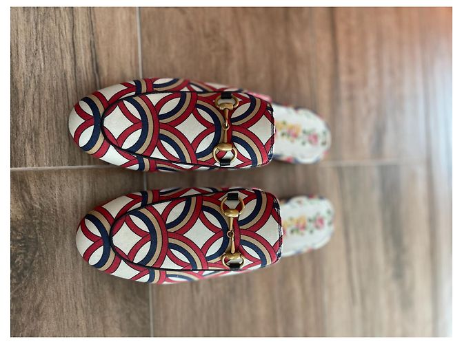 Mules Gucci Gardenia Edizione Speciale Cotone Multicolore - vista 2