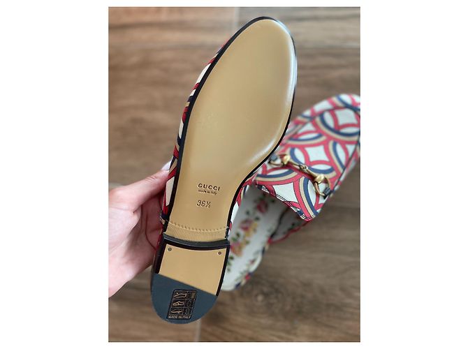 Mules Gucci Gardenia Edizione Speciale Cotone Multicolore - vista 4