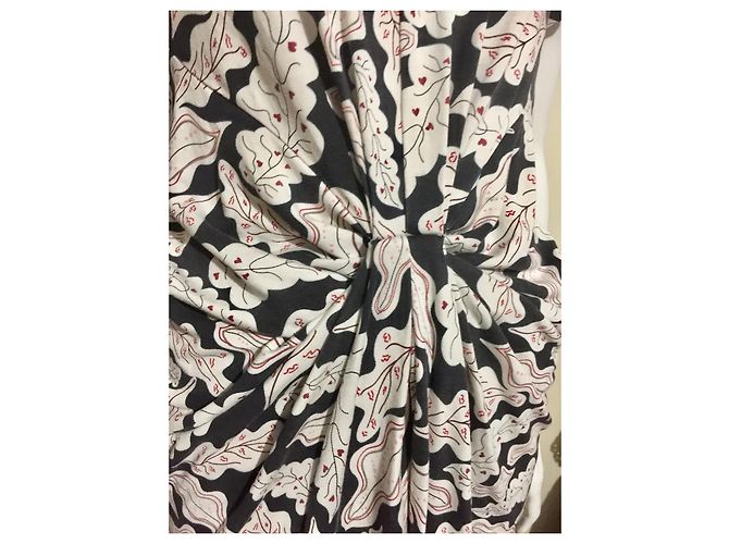 Diane Von Furstenberg Vestido Nobuko drapeado de seda DvF Multicolor - vista 4