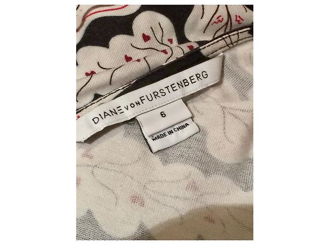 Diane Von Furstenberg Vestido Nobuko drapeado de seda DvF Multicolor - vista 5