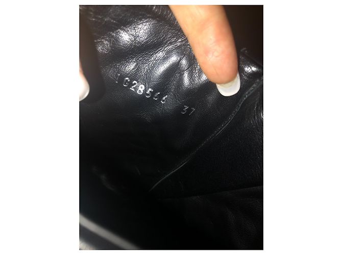 Botas Chanel de piel negra talla 37 Negro - vista 8