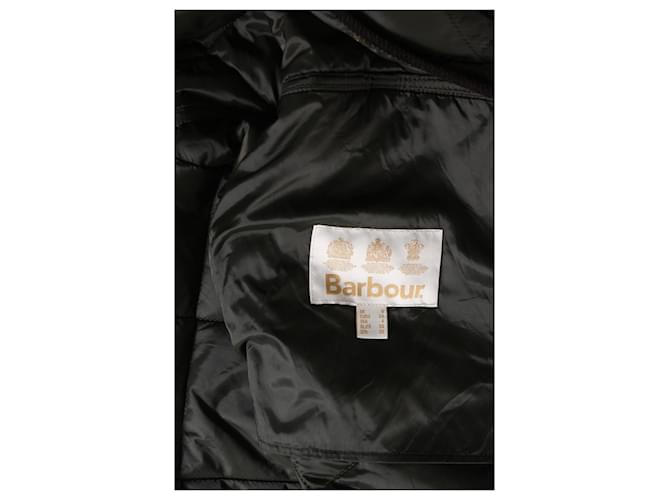 Giacca lunga verde Barbour - vista 4