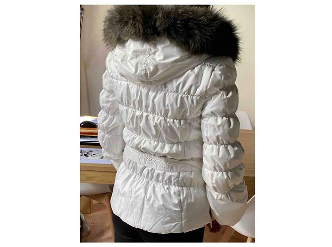 Autre Marque White Ski Jacket Polyester Size 36 - view 6