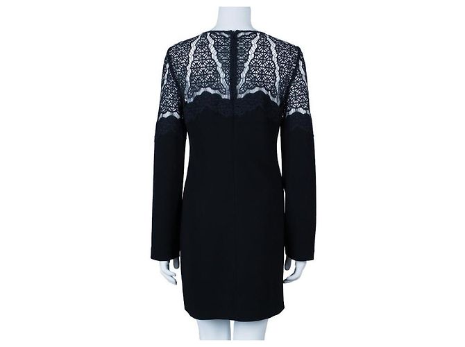Diane Von Furstenberg DvF Dahlia Spitzenkleid in Schwarz - Ansicht 2
