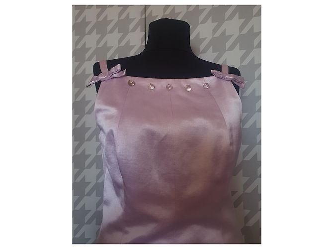 Tara Jarmon Romela Kleid Rosa Weiß Pink - Ansicht 2