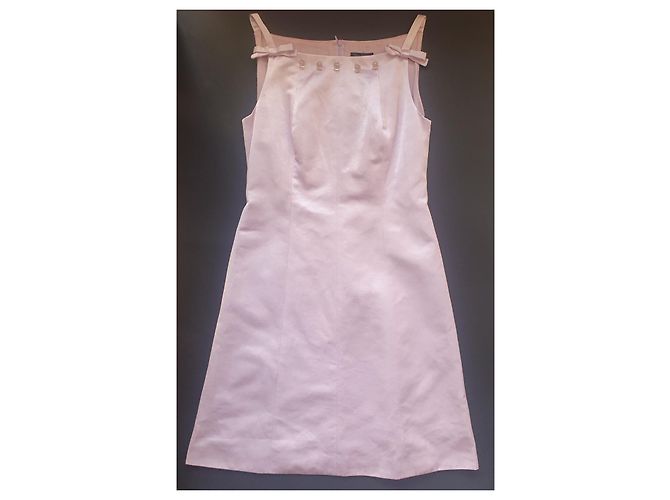 Tara Jarmon Romela Kleid Rosa Weiß Pink - Ansicht 4