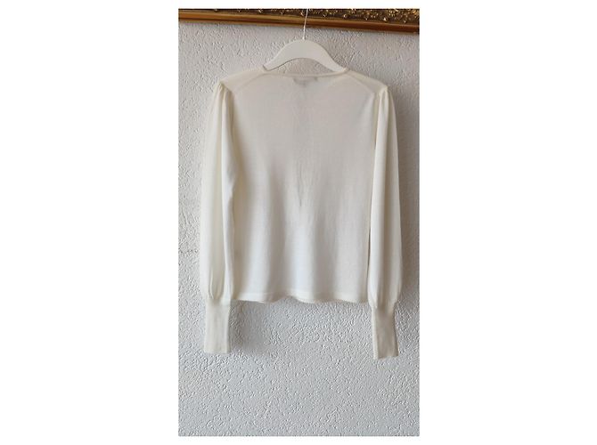 SUÉTER DE PUNTO DE CASHMERE GUCCI Blanco - vista 4