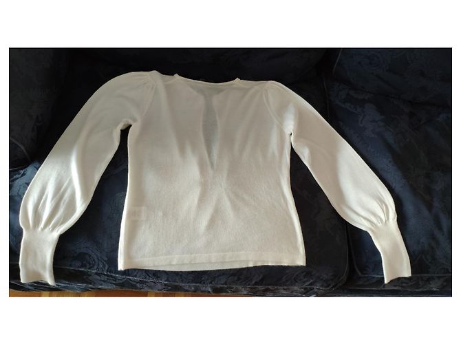 SUÉTER DE PUNTO DE CASHMERE GUCCI Blanco - vista 9