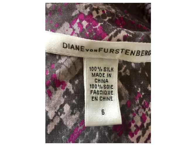 Diane Von Furstenberg Vestido de seda DvF Laetitia Multicolor - vista 4