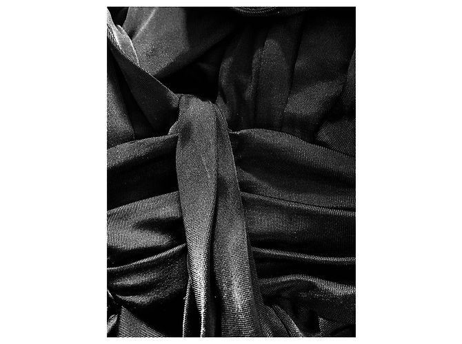 Diane Von Furstenberg DvF pequeño vestido negro vintage - vista 4
