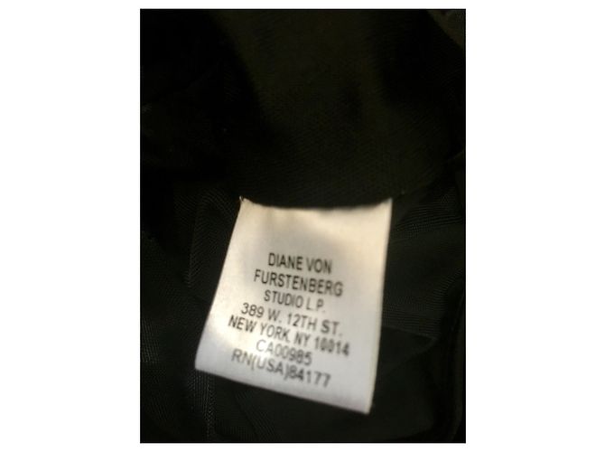 Diane Von Furstenberg DvF pequeño vestido negro vintage - vista 6