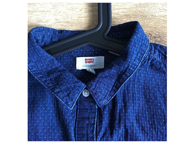 Levi's Camicia con cuciture Levis Sashiko (VINTAGE ▾) Blu - vista 4