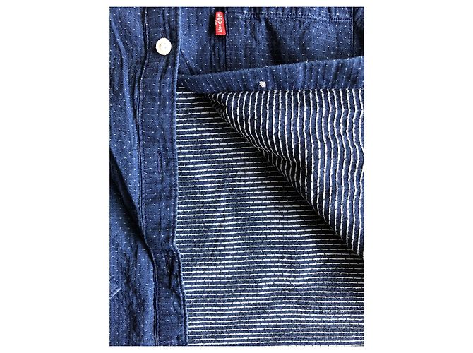 Levi's Camicia con cuciture Levis Sashiko (VINTAGE ▾) Blu - vista 7