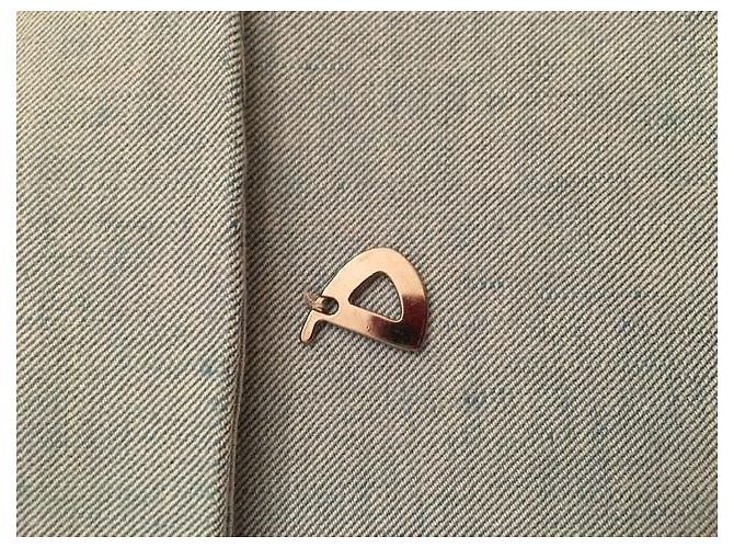 Autre Marque Blazer Dixie Turquesa de mezcla de algodón y lino Talla M - vista 3