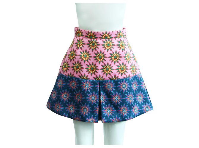 House Of Holland Falda rosa estampada - vista 2