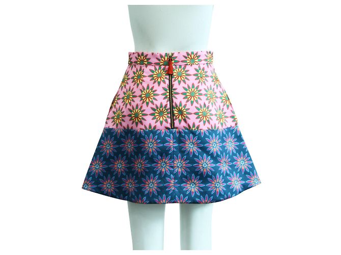 House Of Holland Falda rosa estampada - vista 3