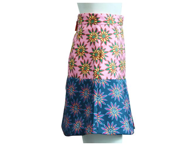 House Of Holland Falda rosa estampada - vista 4