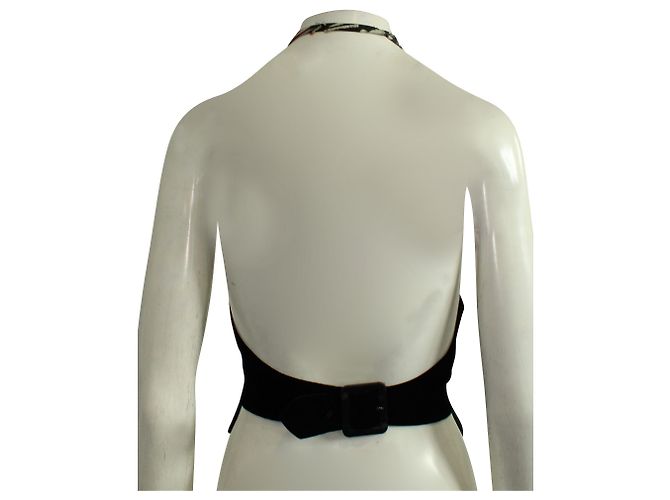 Tsumori Chisato Top de terciopelo langosta Negro - vista 3