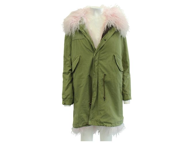 Mr & Mrs italy Jacke aus Lammfell Grün - Ansicht 2