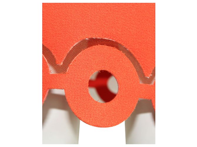 Carven Falda naranja con adornos de corte láser - vista 5