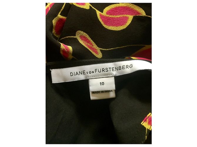 Diane Von Furstenberg DvF atemberaubendes Seiden-Maxikleid mit Pailletten Mehrfarben - Ansicht 4