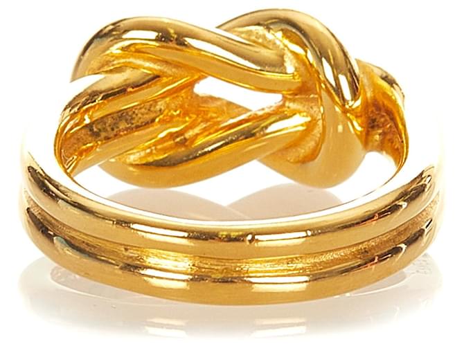 Hermès Hermes Gold Knot Scarf Ring Golden - view 3