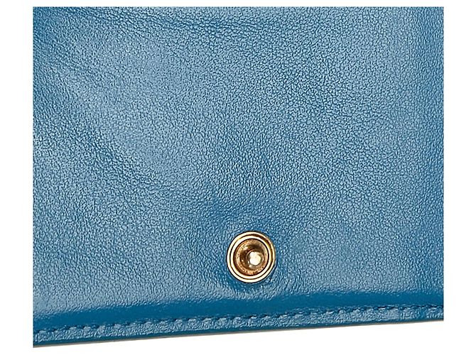 Yves Saint Laurent Portafoglio a libro YSL con stella blu goffrata - vista 10