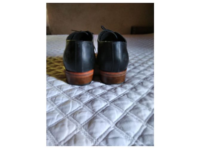 La Botte Gardiane Scarpe stringate in pelle nera 46 Nero - vista 2