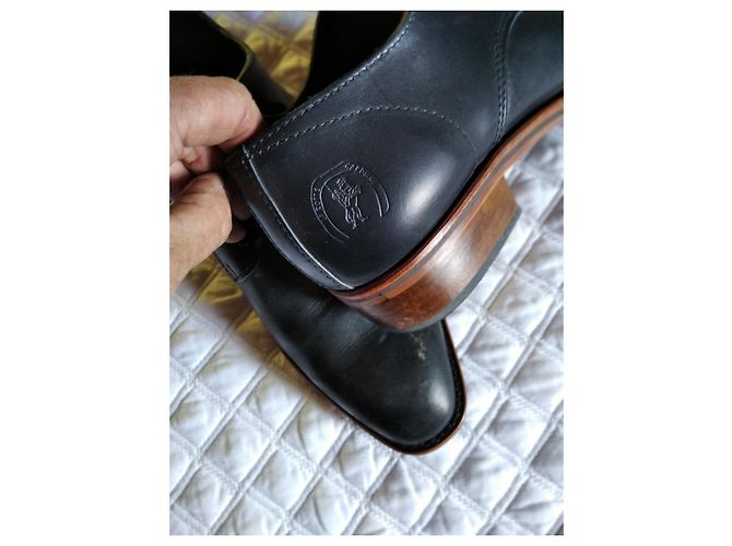 La Botte Gardiane Scarpe stringate in pelle nera 46 Nero - vista 3