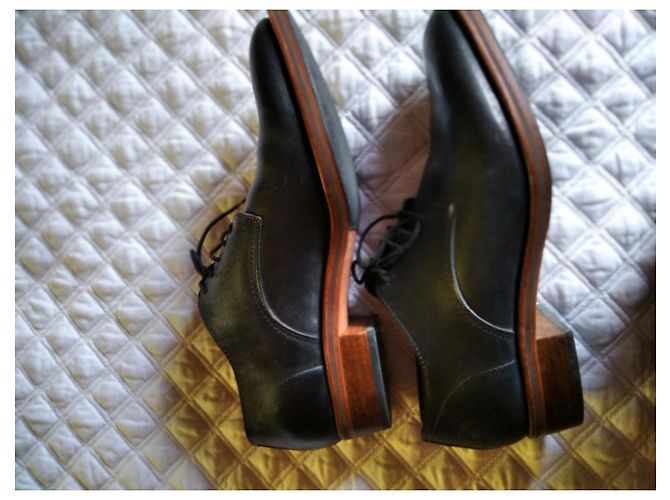 La Botte Gardiane Scarpe stringate in pelle nera 46 Nero - vista 6