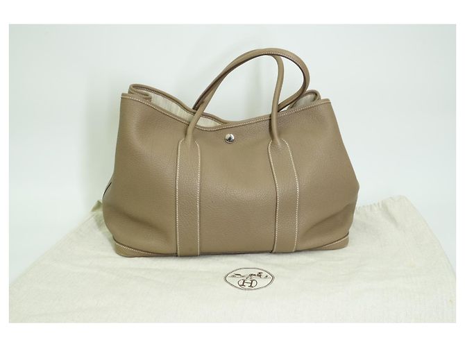 Hermès HERMES Negonda Garden Party 36 Beige - vista 3