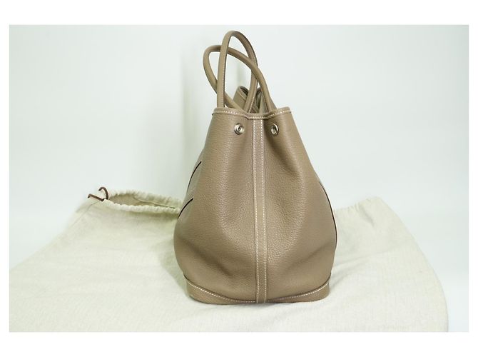 Hermès HERMES Negonda Garden Party 36 Beige - vista 4