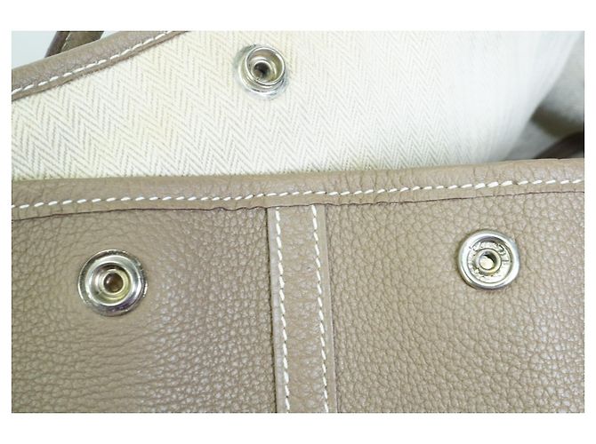 Hermès HERMES Negonda Garden Party 36 Beige - vista 7