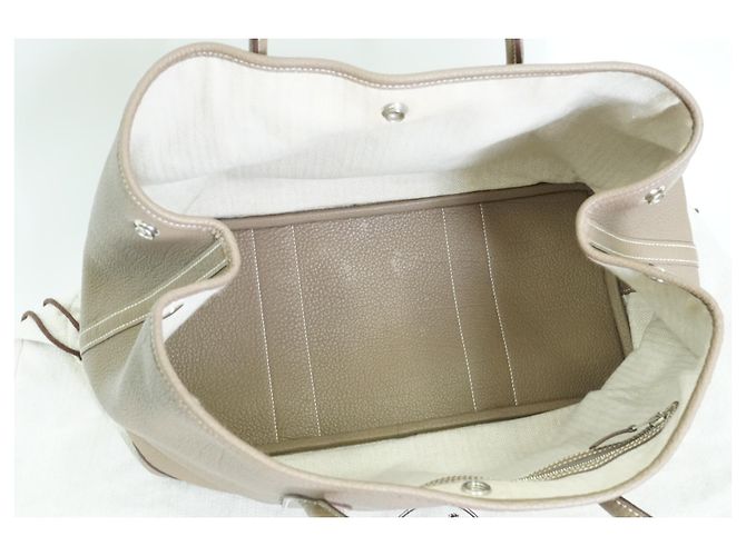 Hermès HERMES Negonda Garden Party 36 Beige - vista 12