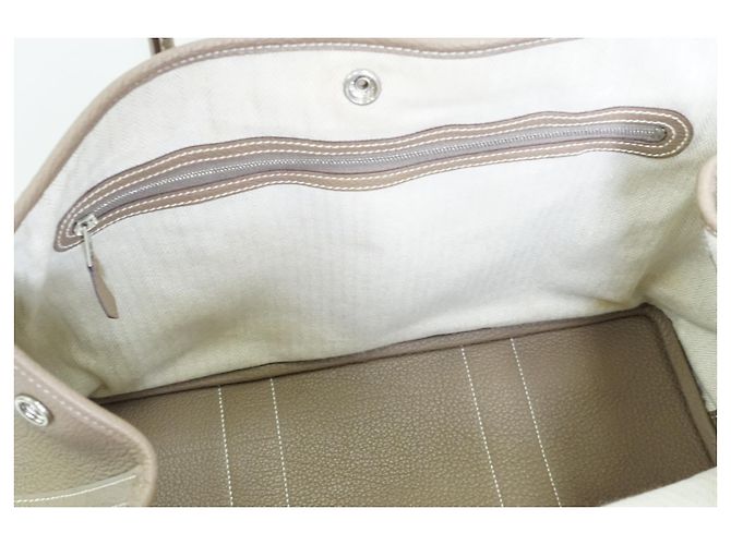 Hermès HERMES Negonda Garden Party 36 Beige - vista 15