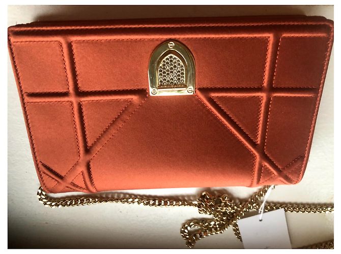 Borsa Dior Diorama 15*18 Arancione Bronzo - vista 7