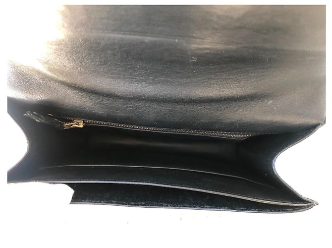 Constance Hermès Hermes Costanza Coccodrillo 23 Noir Nero - vista 13