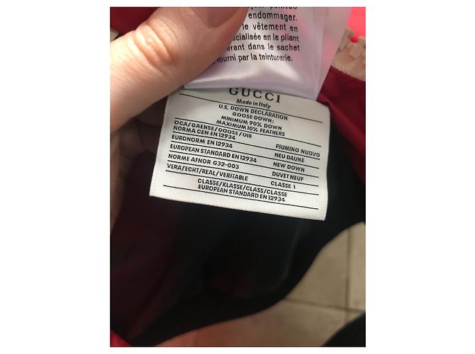 Chaqueta de plumas Gucci Roja - vista 6